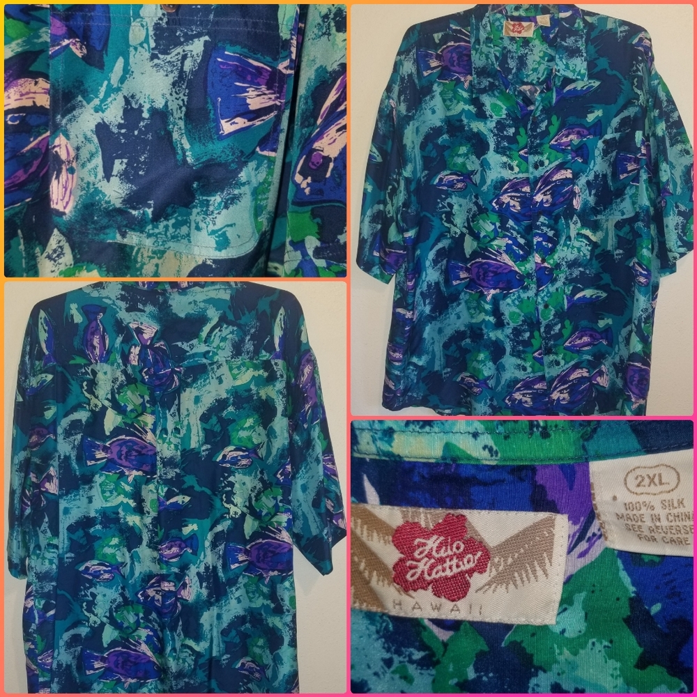 EUC HILO HATTIE HAWAIIAN SHIRT SIZE 2XL